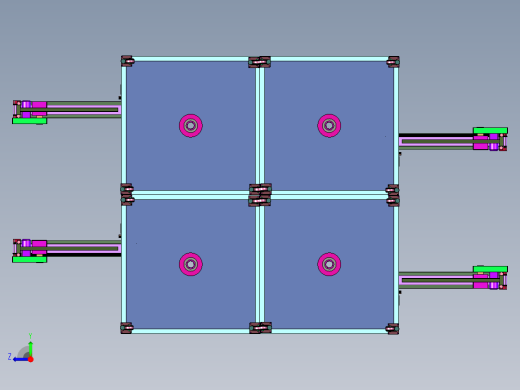 金属盖局部缺陷的检测装置右视缩略图