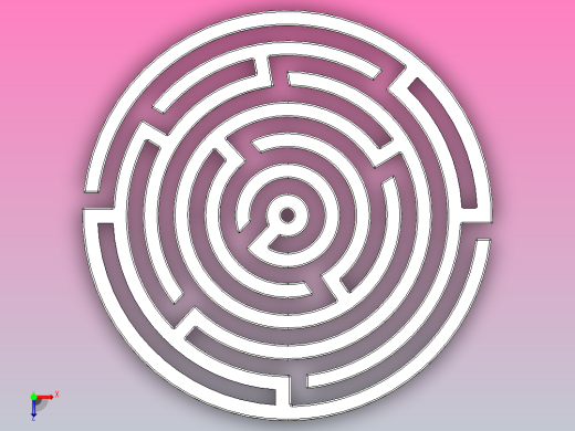 圆形迷宫俯视缩略图