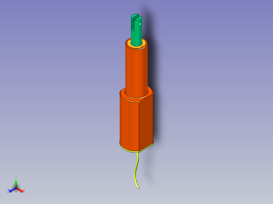 笔式电动推杆主视图