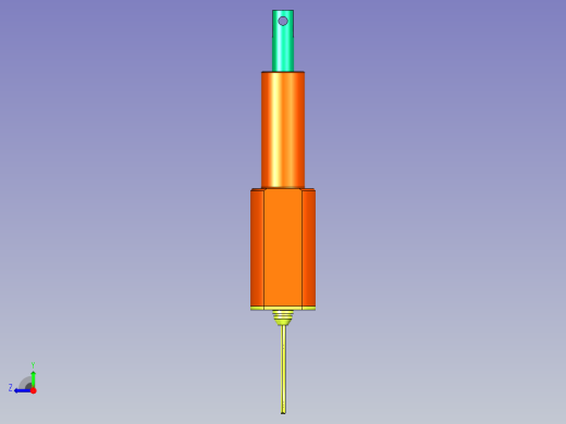 笔式电动推杆右视缩略图