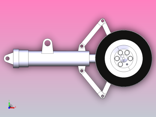 飞机起落架前视缩略图