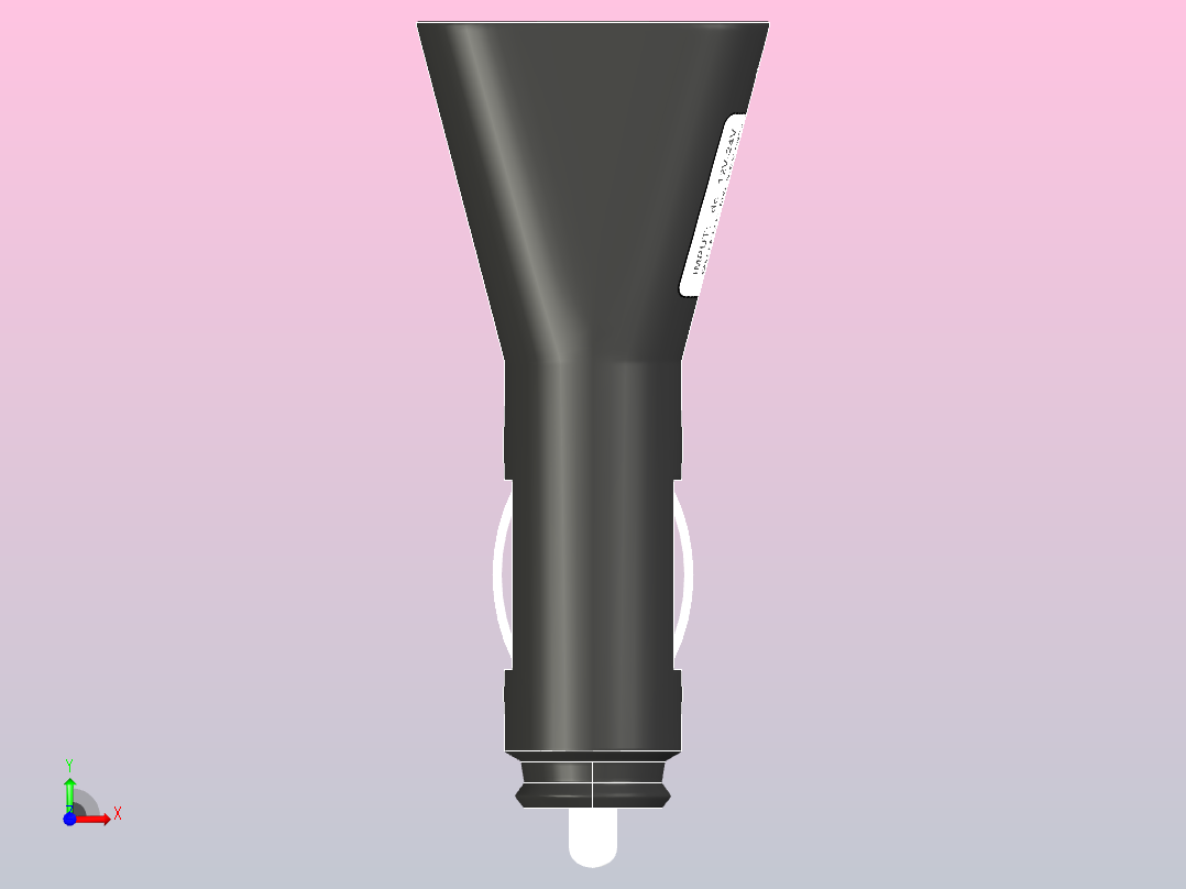 Mp3车载充电器前视图