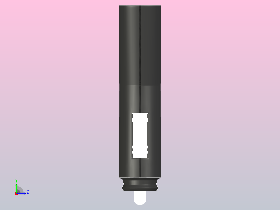 Mp3车载充电器左视图