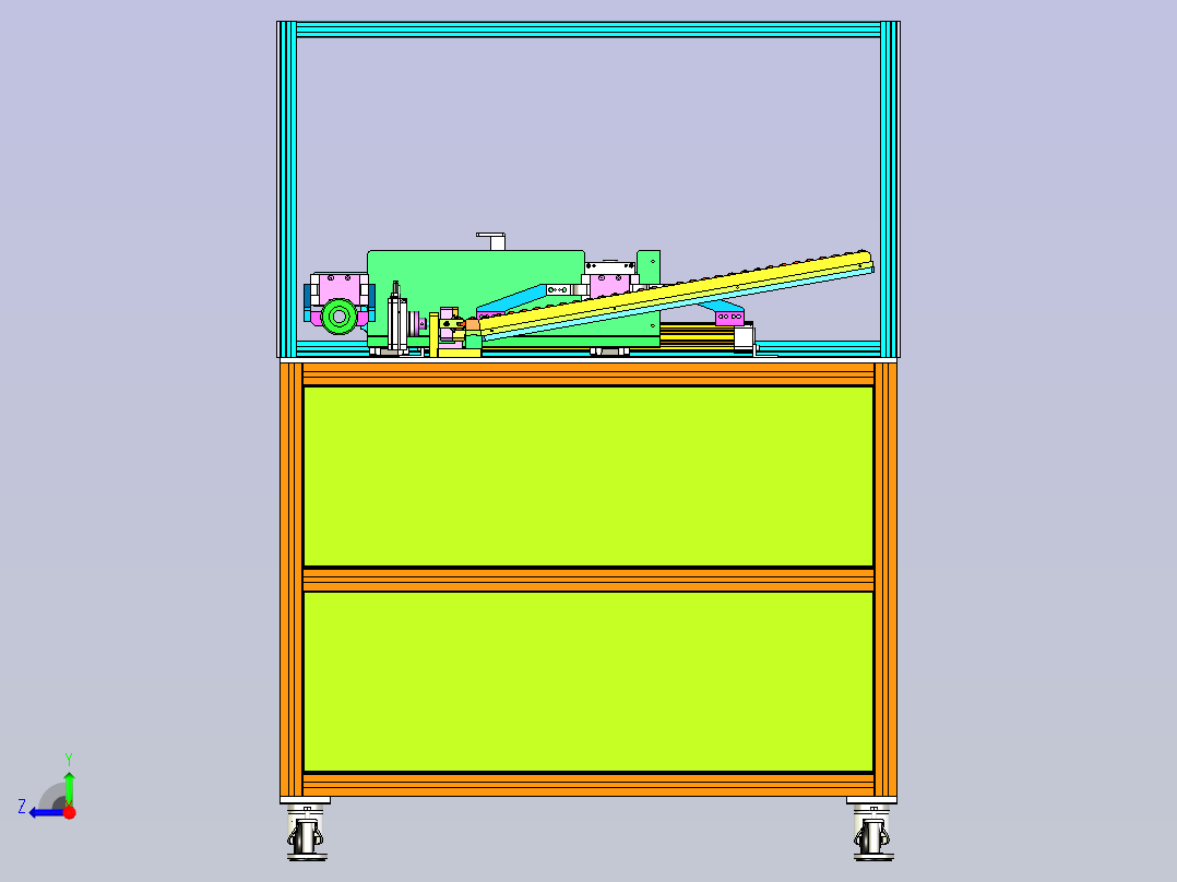 电机转子送料机右视图