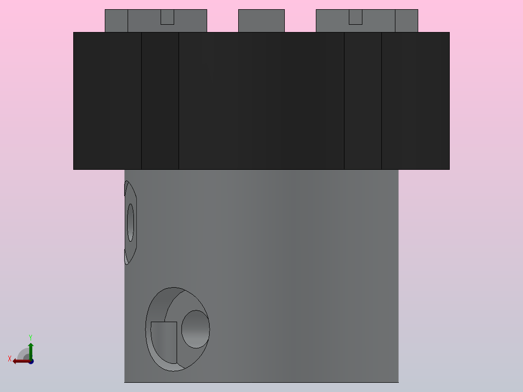 FS-MHS平衡开闭圆柱型爪体[FS-HMHSJ3-20D]后视图
