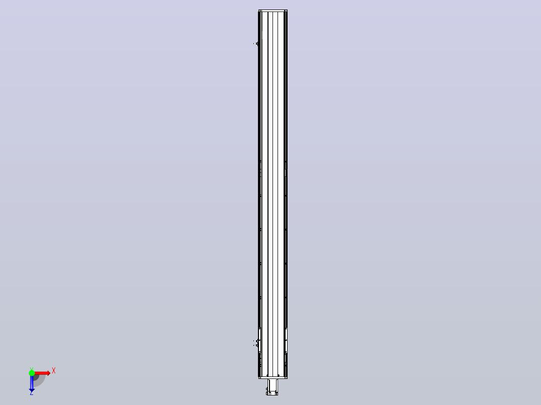 ETH17M-1750-BC-M40-C4直线模组俯视图