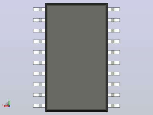 106x SOIC 封装（小外形集成电路）SOIC127P1030X265-20N后视缩略图