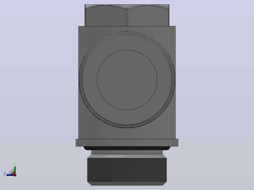 IPHT-G 全铜外六角-G螺纹管接头_IPHT10-G02右视图
