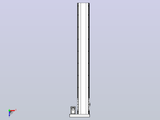日规模组半封闭丝杆TPA-HNR-202D-2510C-L1500-ML-C-P75-N3俯视缩略图
