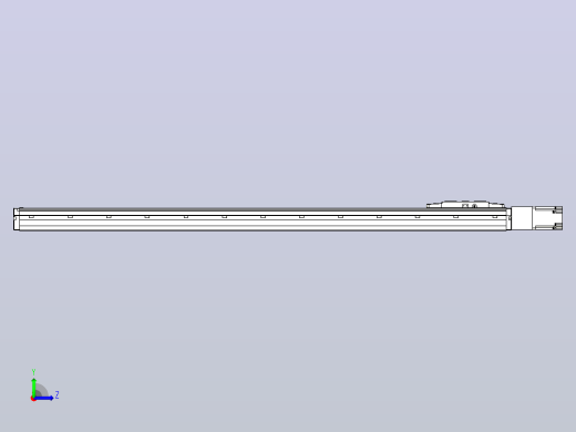 滚珠丝杠直线轴内置导轨TPA-GCR-120-1610C-L1050-M-M40-N3左视缩略图