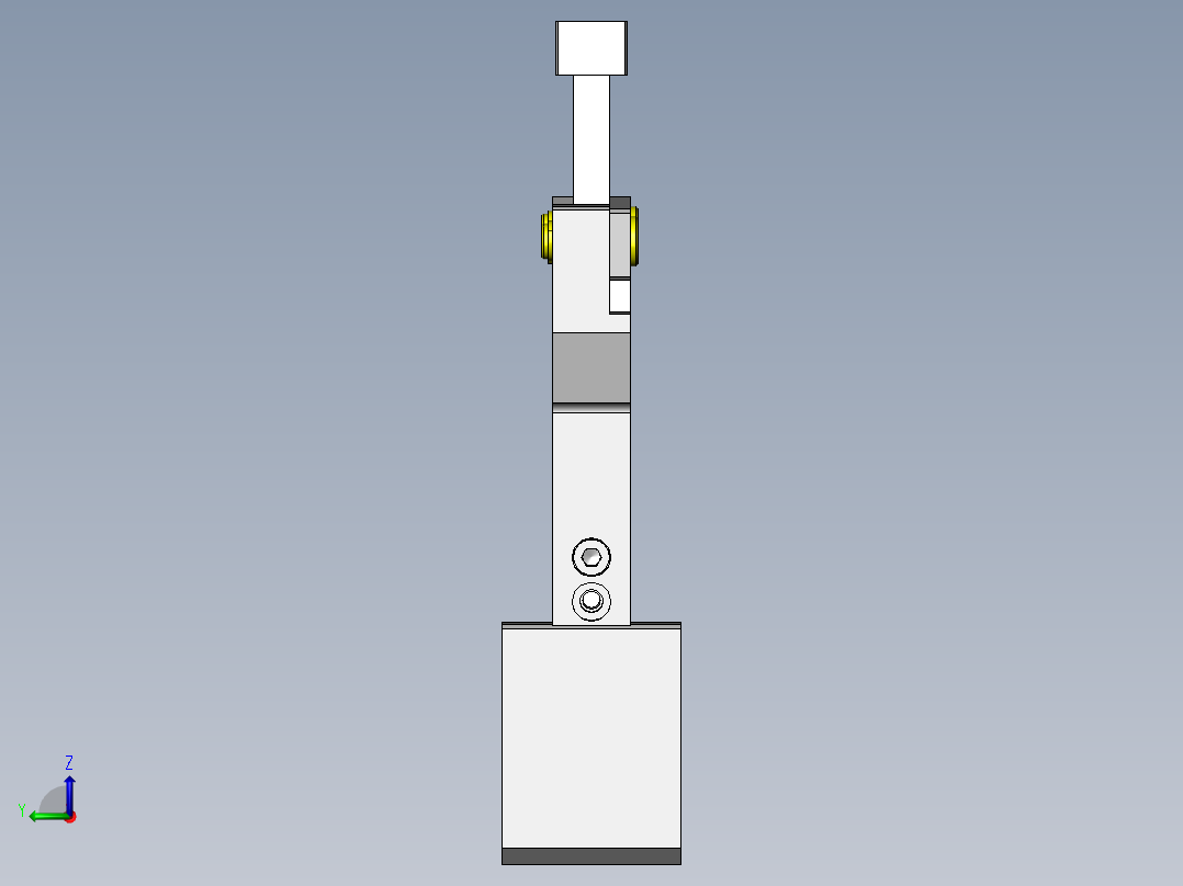 小型夹具左视图