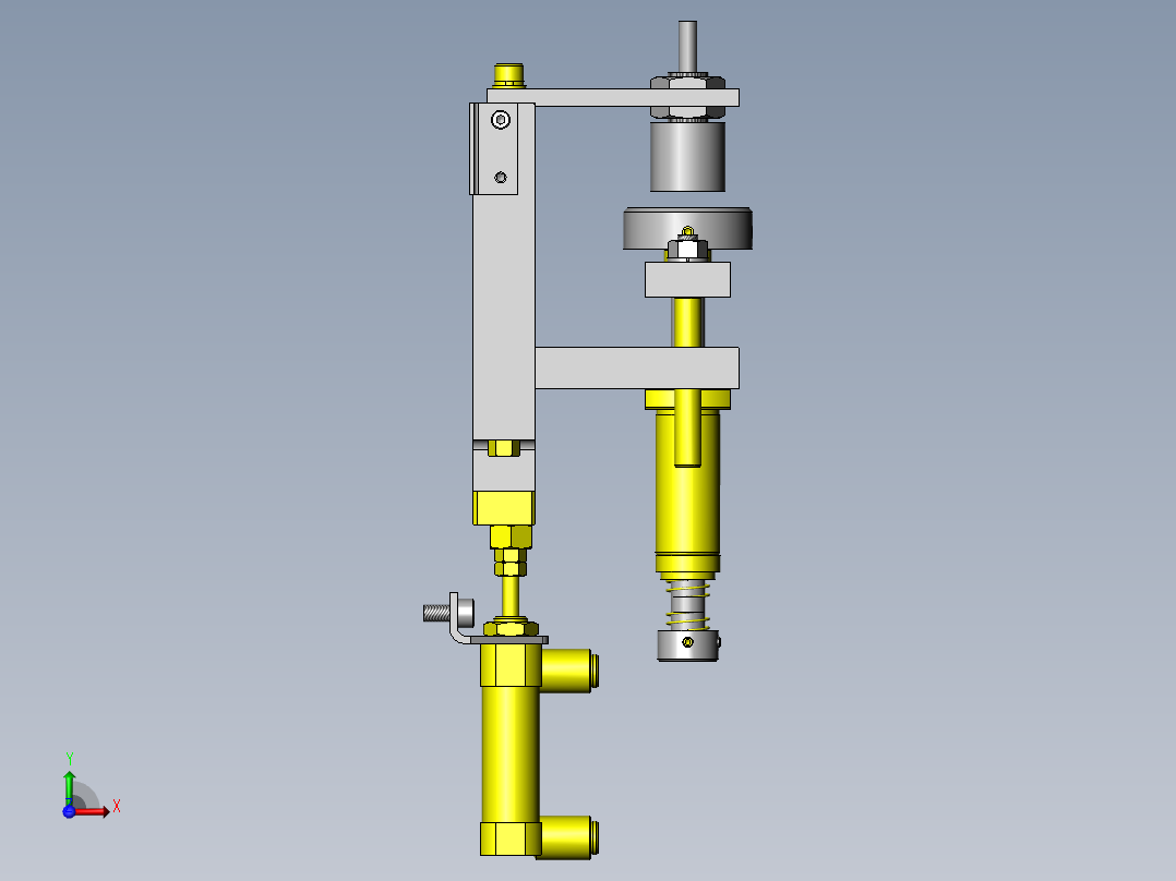 高度偏差检查组件前视图