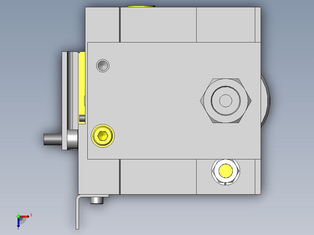 高度偏差检查组件俯视图