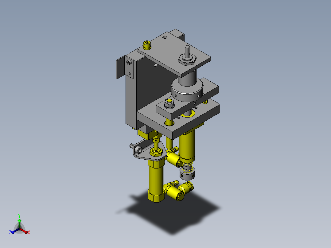 高度偏差检查组件正等轴测图