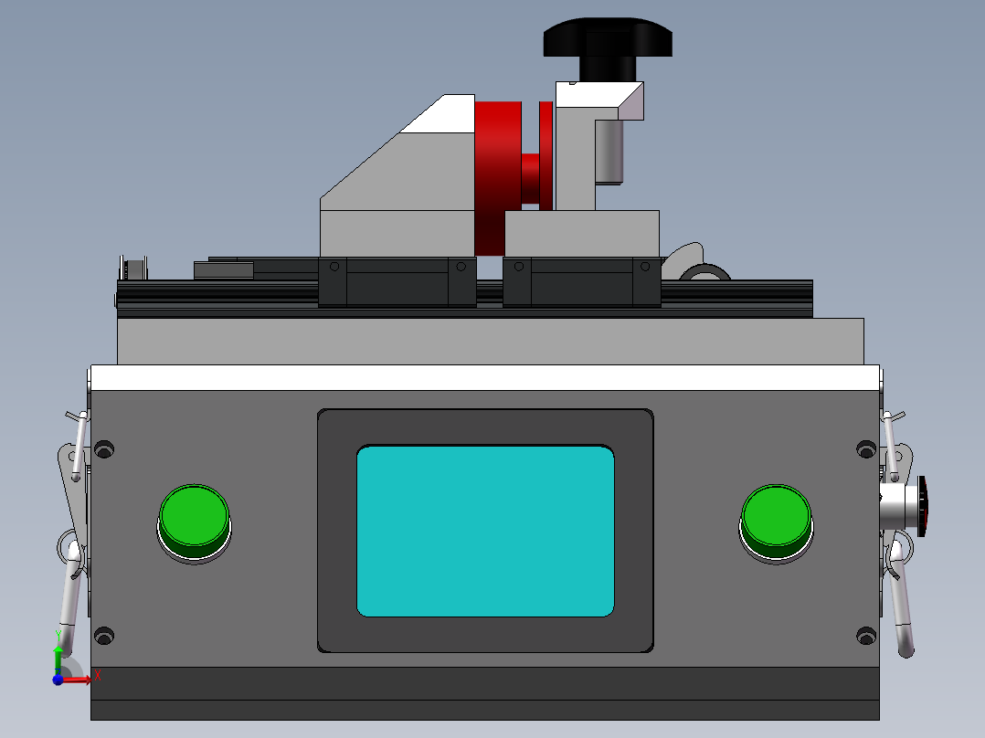 摄像头推掉测试治具前视图