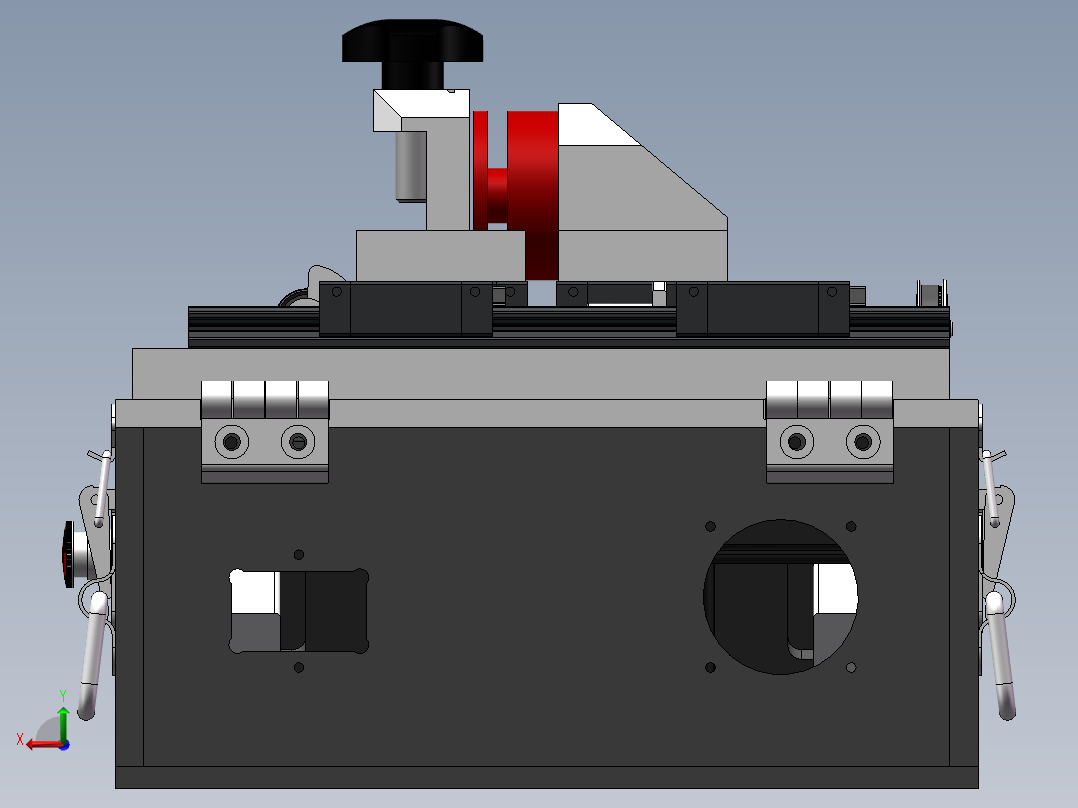 摄像头推掉测试治具后视图