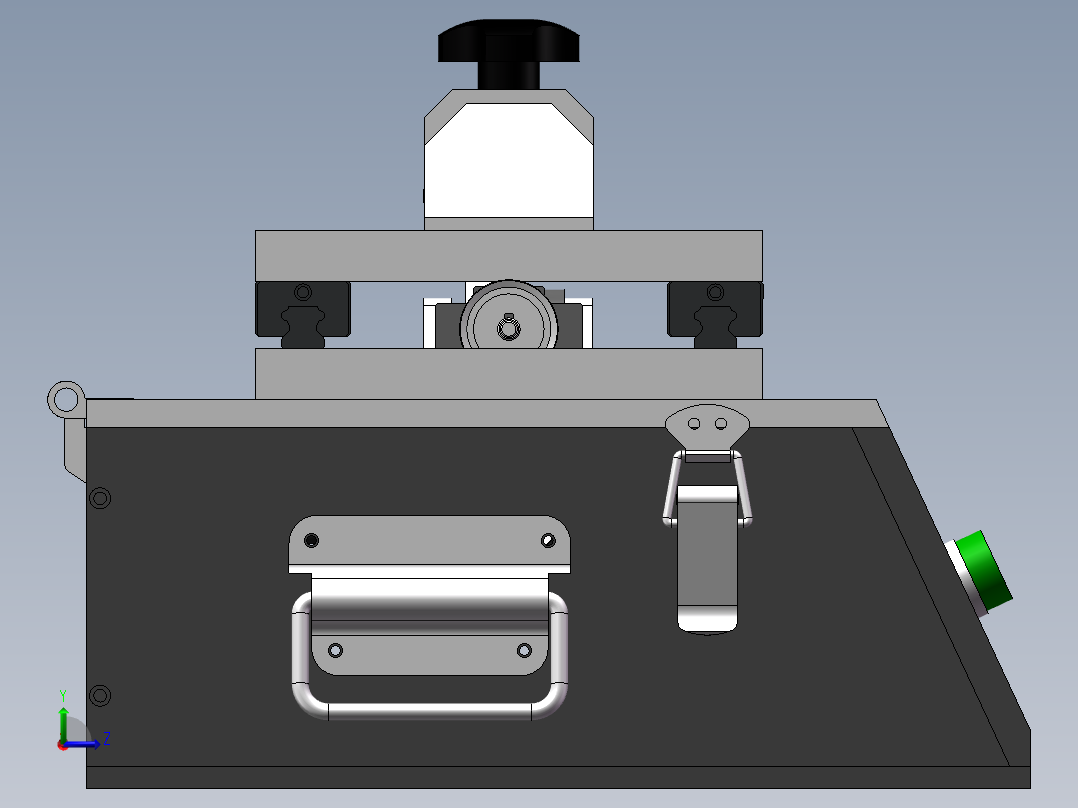 摄像头推掉测试治具左视图