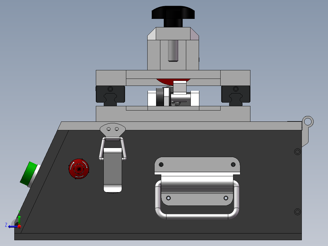 摄像头推掉测试治具右视图