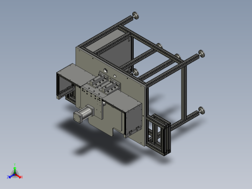 汽车脚垫 垫扣组装检测机3D模型