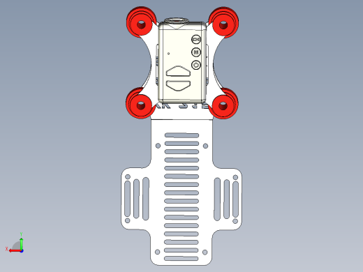 AUTOCAD 防震相机架后视缩略图