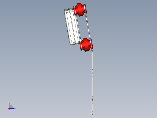 AUTOCAD 防震相机架左视缩略图