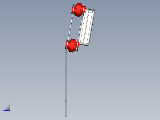 AUTOCAD 防震相机架右视缩略图