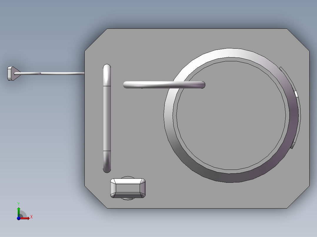 土豆清洗机前视图