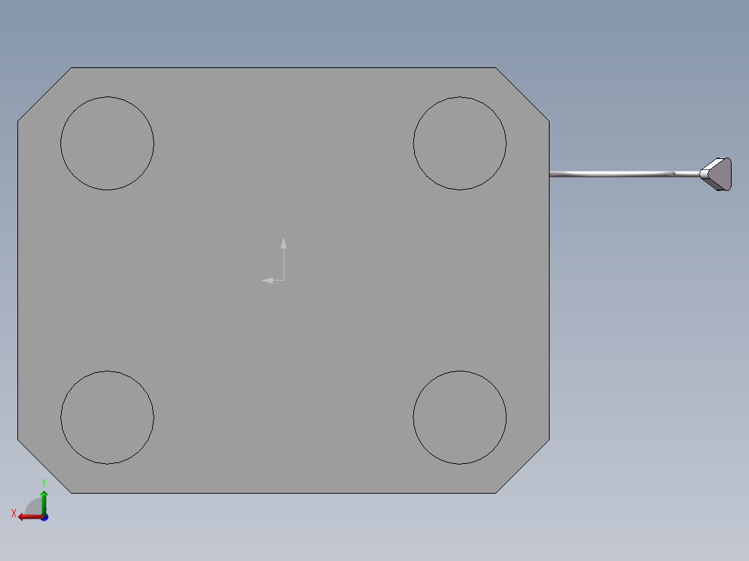 土豆清洗机后视图