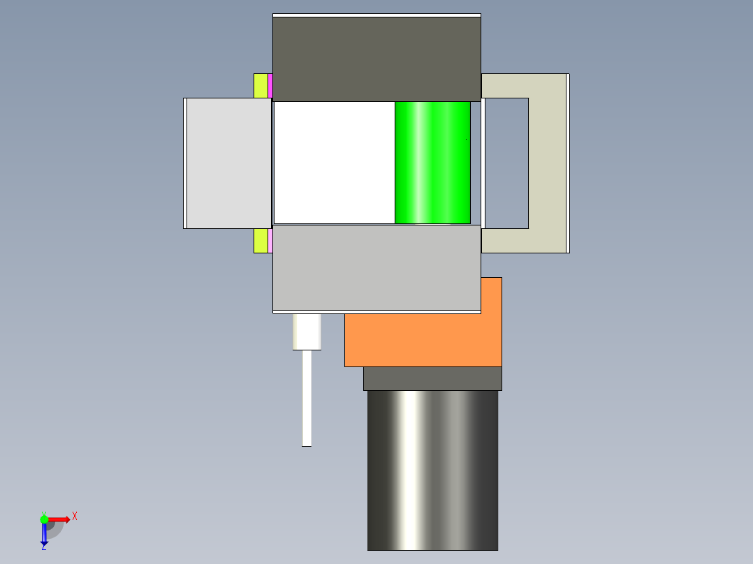 A26_长250宽50小型PVC皮带线俯视图