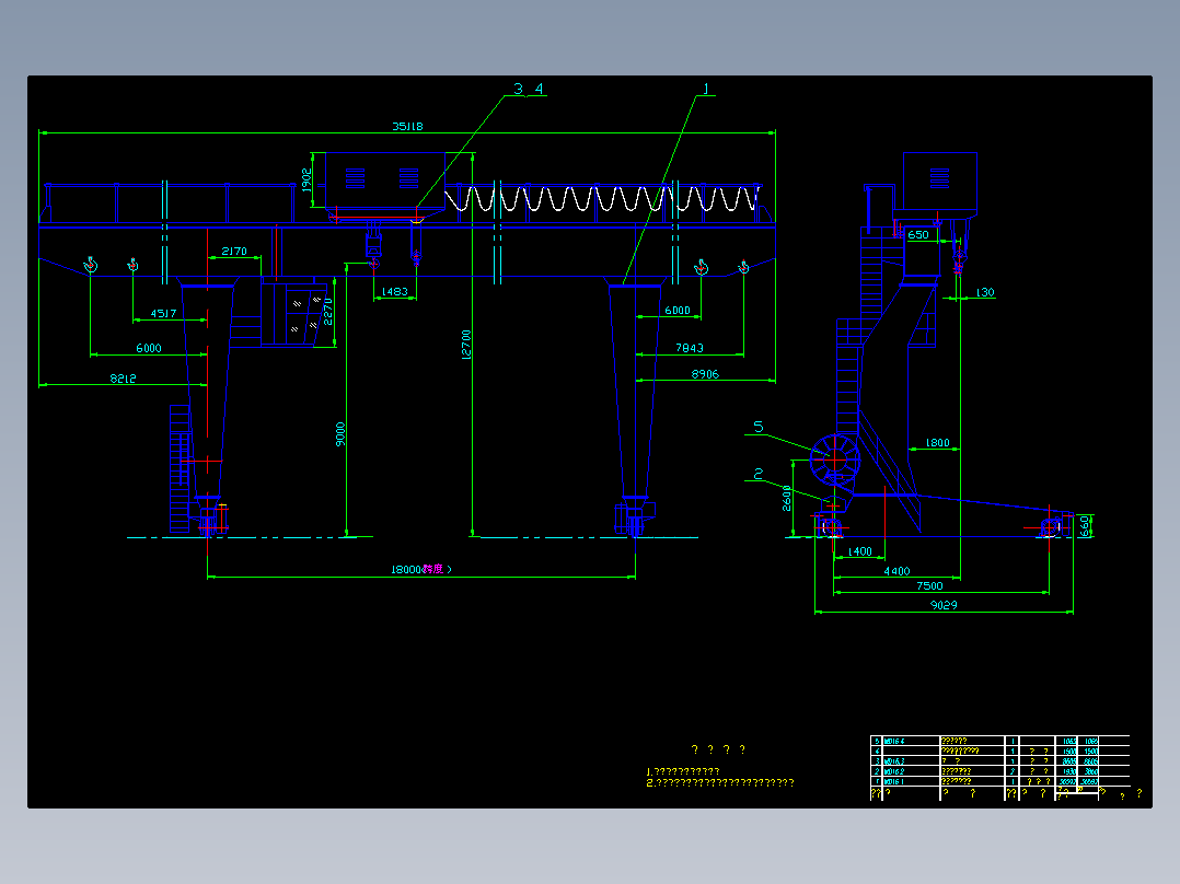 单主梁吊钩门式起重机
