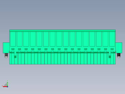 DEGSON 2EDG（M） 系列 5.0mm 螺丝锁紧可插拔接线端子组-2EDGKBM-5.0-16P-14-00AH后视缩略图