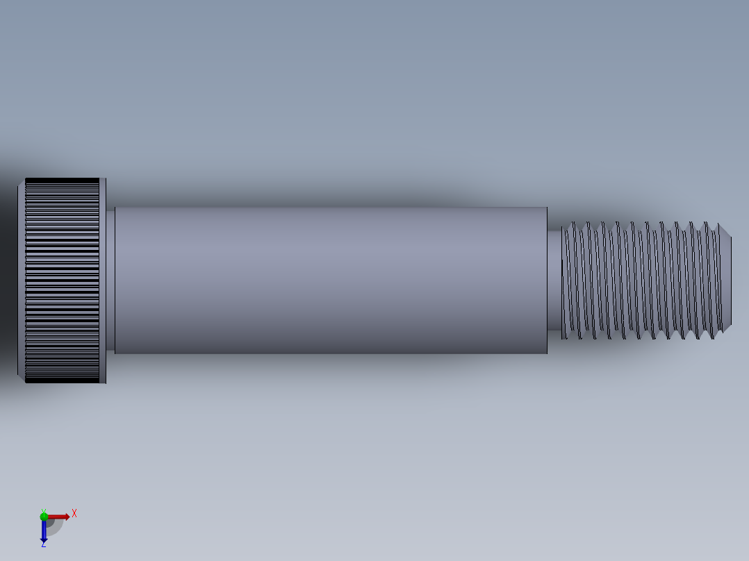 公制SH螺栓选择（DME）-SB DME PM16 x60.SLDPRT俯视图