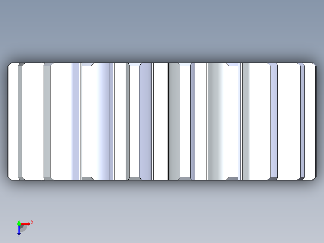 正齿轮-m1 20PA 19t Spur Gear俯视图