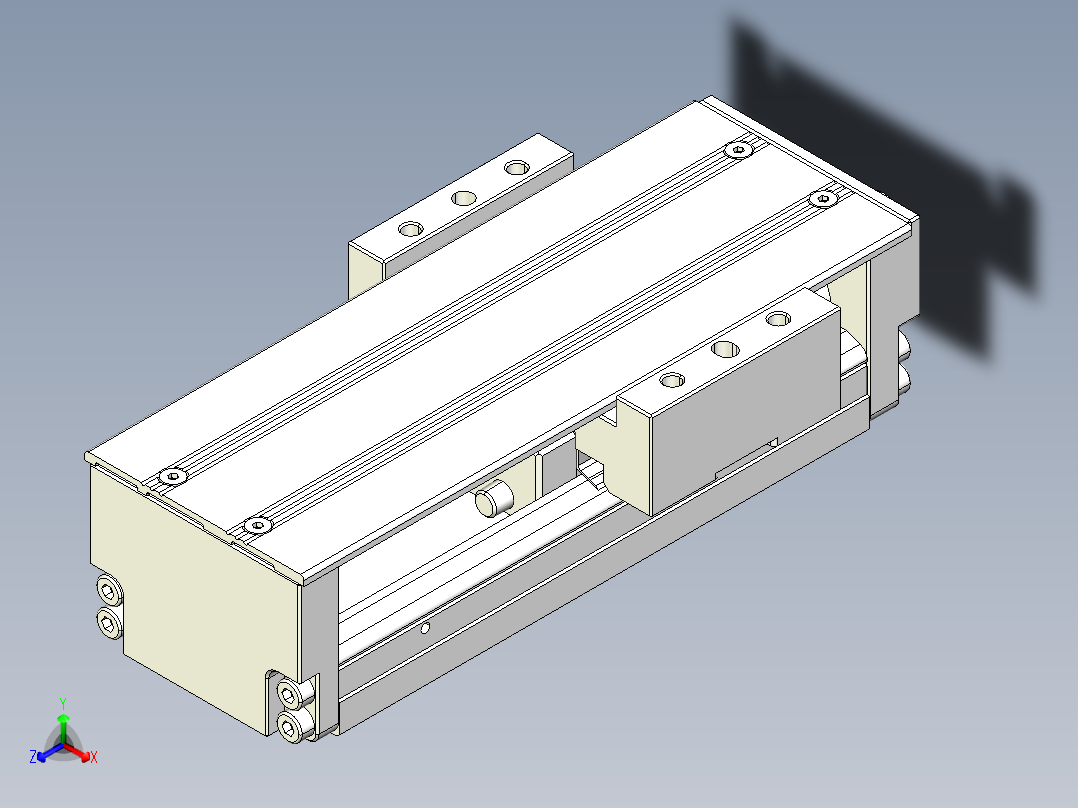 钢基模组-TPA-KNR-6005C-150A1-M-H0正等轴测图