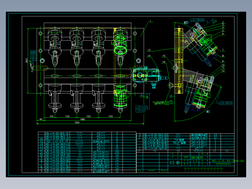 转向机铁阀加工夹具
