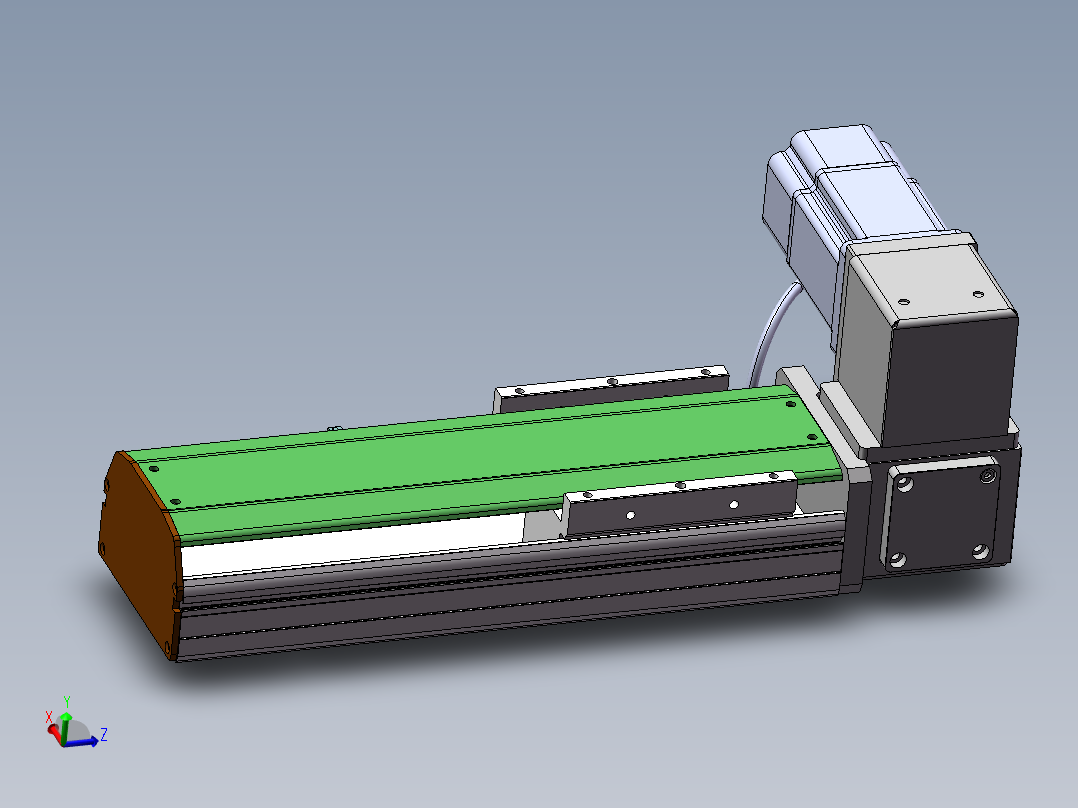 MTB同步带半封闭MTB10-LU-200W主视图