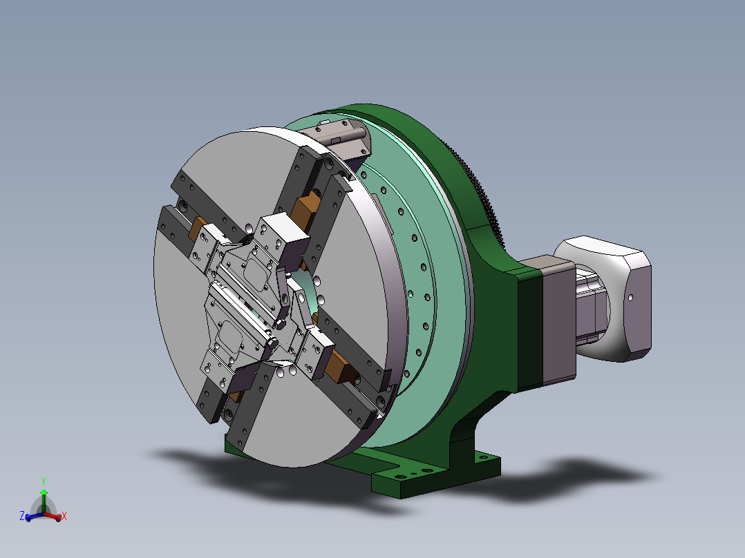 X2503 220MM激光切管机前卡盘50