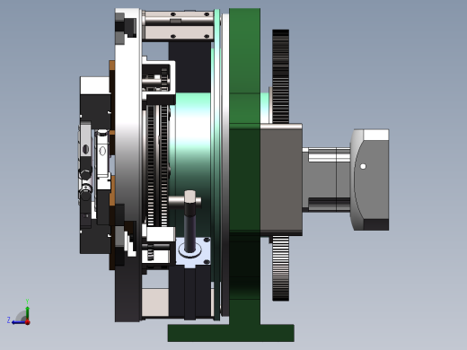 X2503 220MM激光切管机前卡盘50右视缩略图