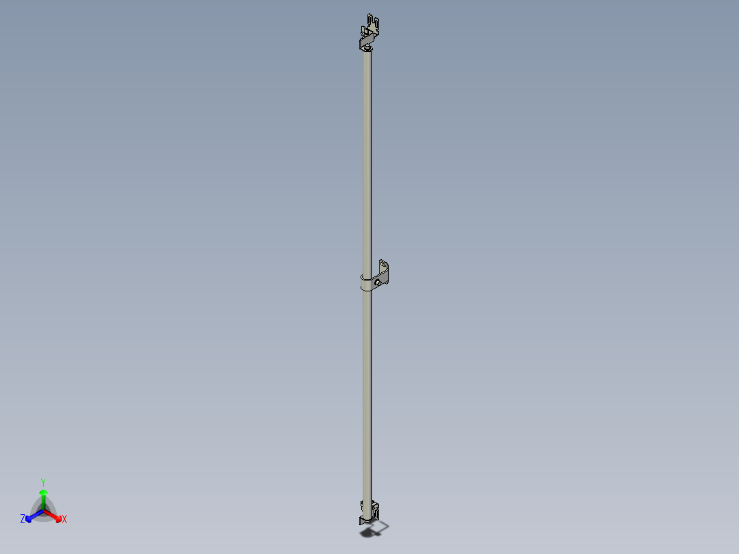 基恩士SL-JB111_back-mount_kc图纸模型主视图