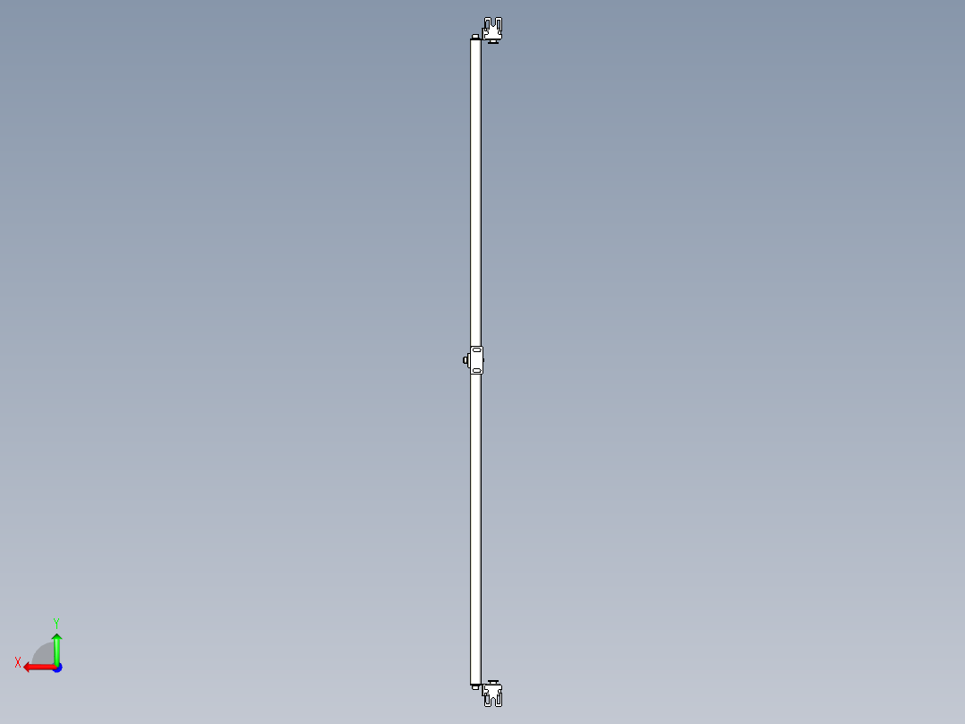 基恩士SL-JB111_back-mount_kc图纸模型后视图