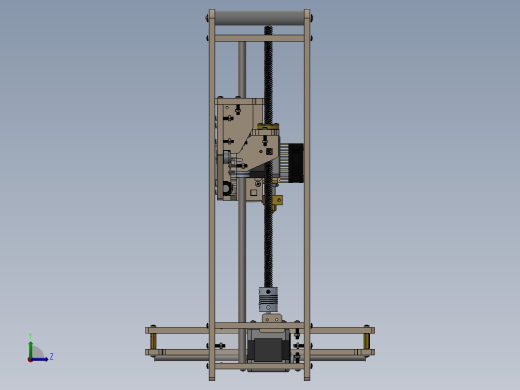激光下料拼图机械设备SOLIDWORKS 2014, STEP _ IGES, STL左视缩略图