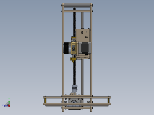 激光下料拼图机械设备SOLIDWORKS 2014, STEP _ IGES, STL右视缩略图