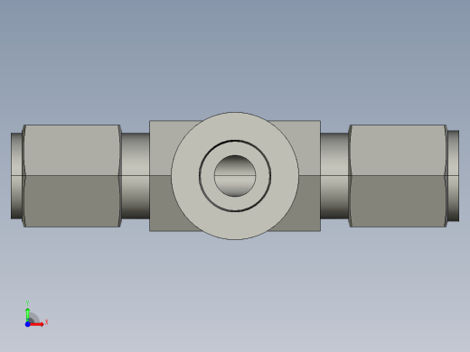 卡套式工业通用硬管接头6_obu-s前视缩略图