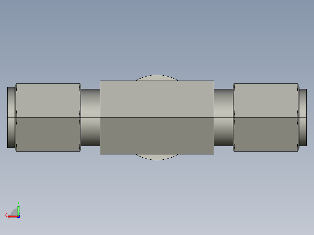 卡套式工业通用硬管接头6_obu-s后视图