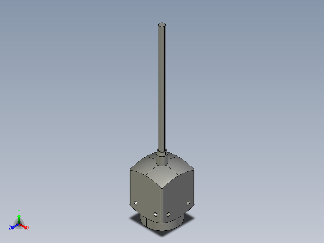 基恩士CV-C11camera_kc图纸模型主视图