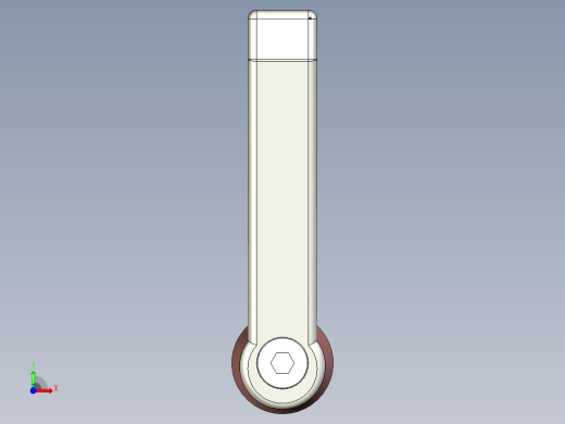 調整式把手(鋅合金)5569-3D多系列多零件图纸模型前视缩略图
