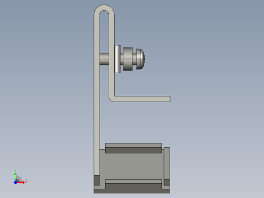 基恩士LV-F1-1R_kc图纸模型前视缩略图