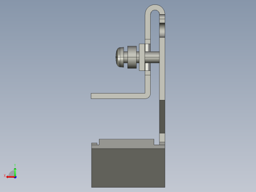 基恩士LV-F1-1R_kc图纸模型后视缩略图