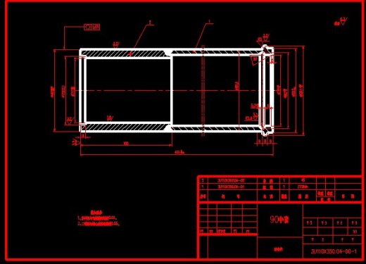 三级油缸全套CAD图 （套图30张） 零部件+装配图全套） 机械设计CAD图纸缩略图