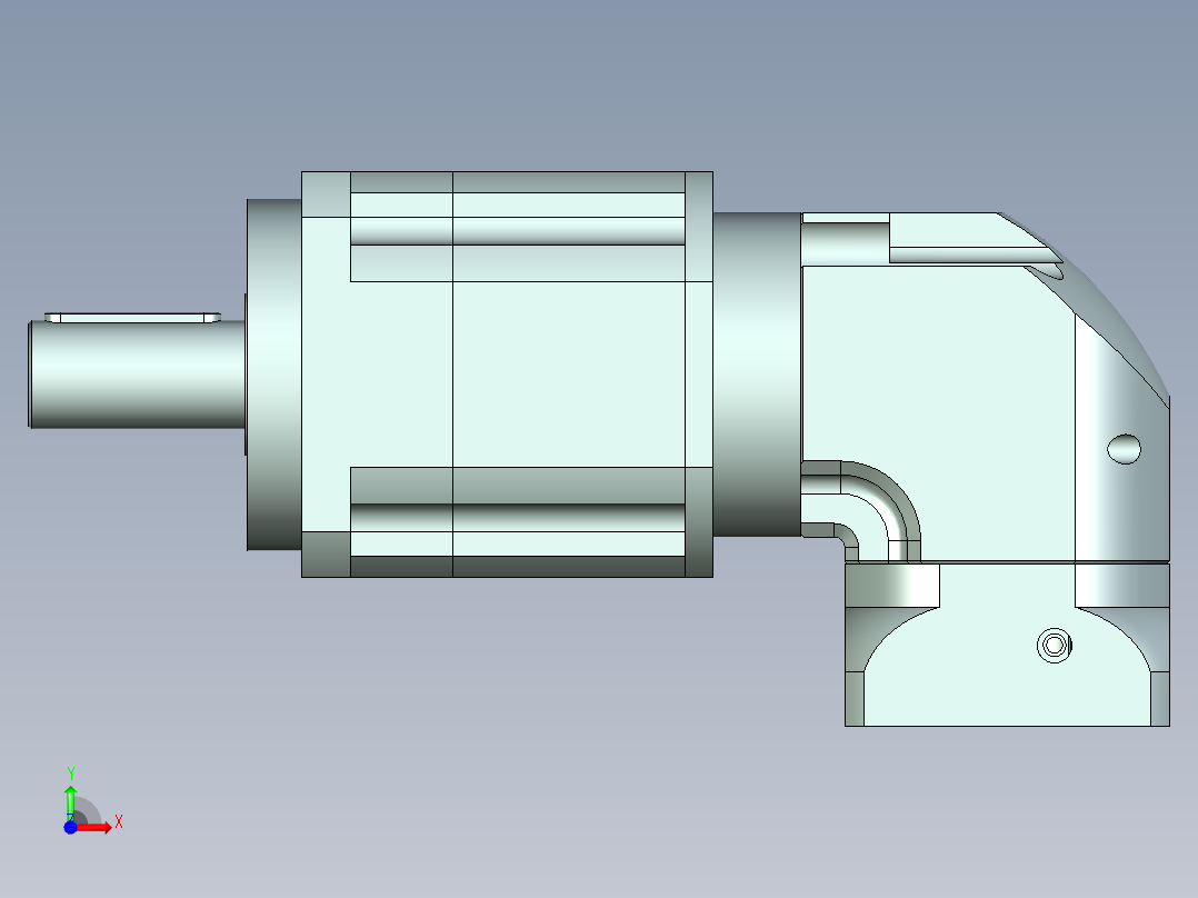 直齿ZPLX142-L3 22-110-145-M8.stp前视图